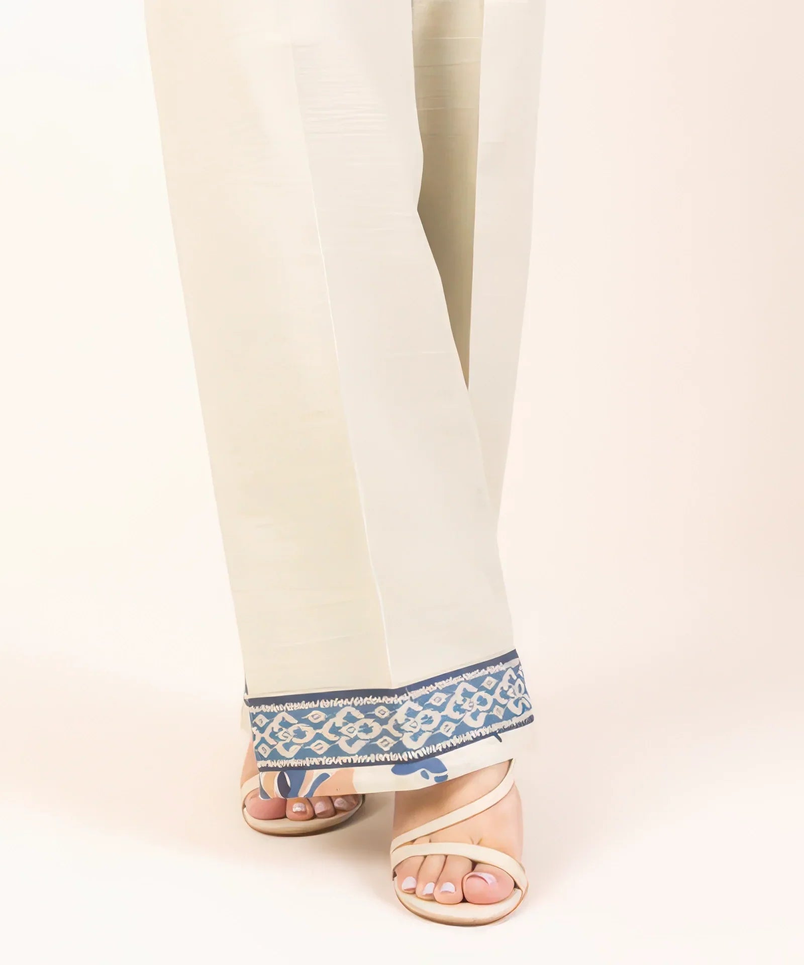 Dyed Light Khaddar Trousers