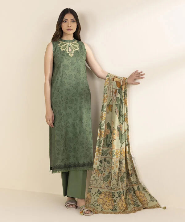 2 Piece - Embroidered Lawn Suit