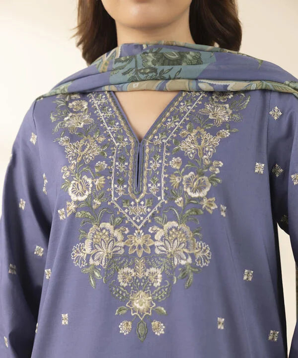 2 Piece - Embroidered Lawn Suit