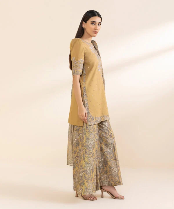 3 Piece - Embroidered Lawn Suit