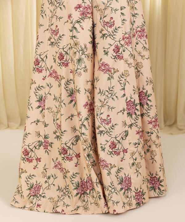 3 Piece - Embroidered Organza Suit