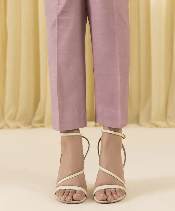 3 Piece - Embroidered Net Suit