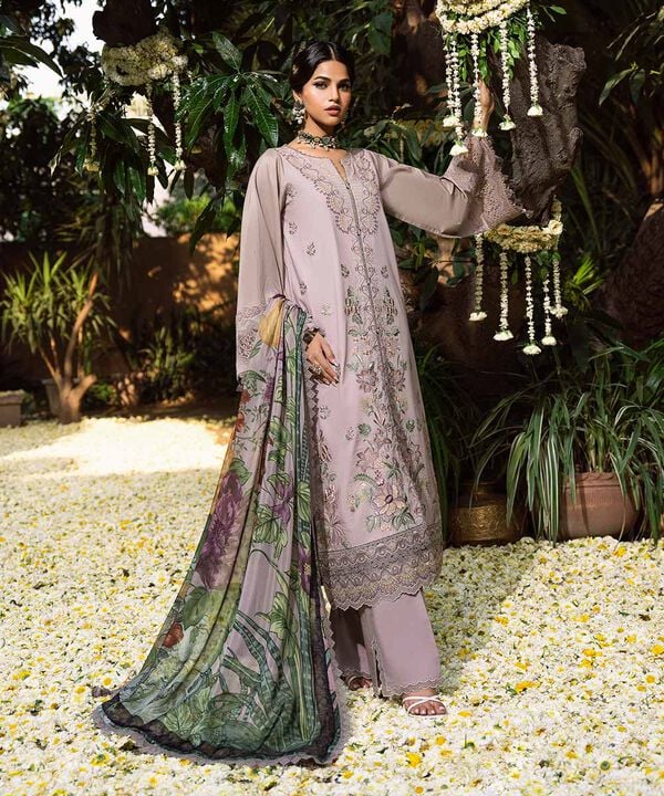 3 Piece - Embroidered Lawn Suit