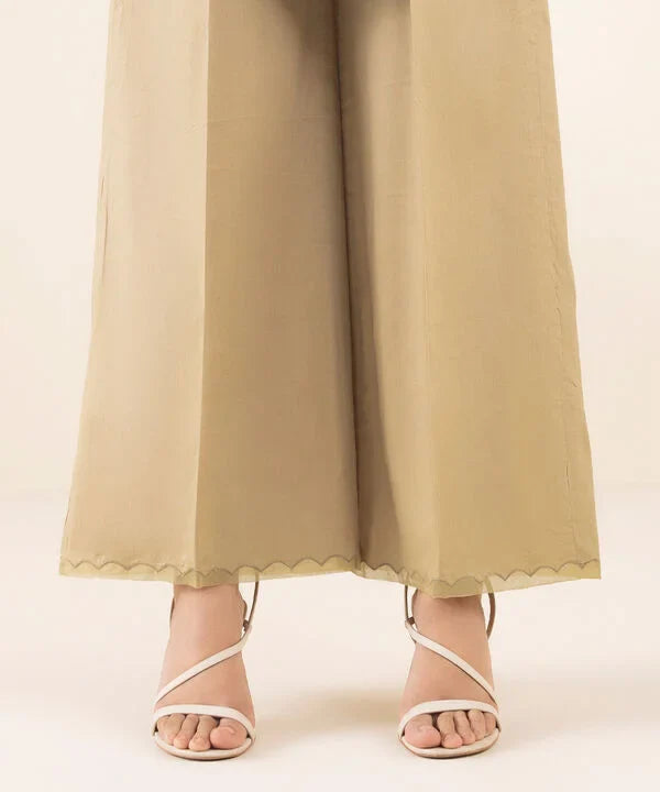 3 Piece - Embroidered Cotton Jacquard Suit