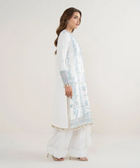 3 Piece - Embroidered Raw Silk Suit