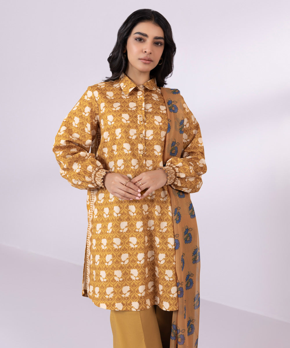 3 Piece - Printed Lawn Suit