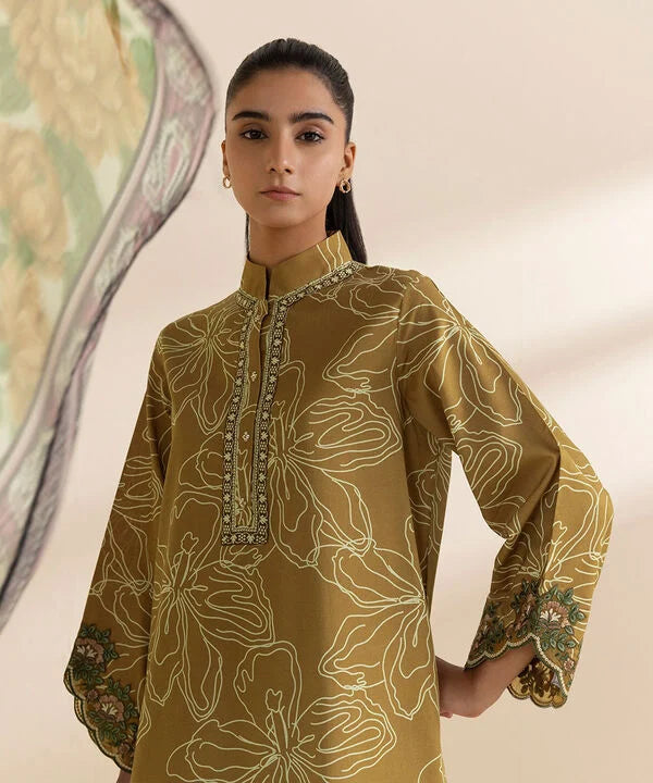 3 Piece - Embroidered Lawn Suit