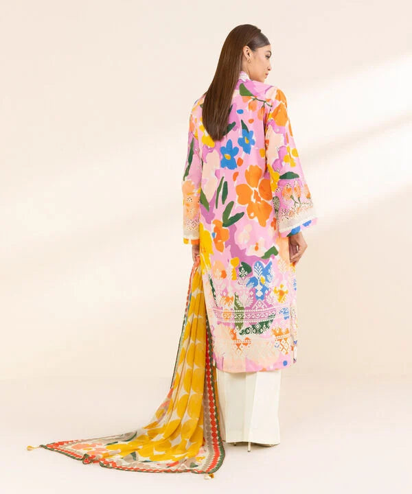 3 Piece - Embroidered Lawn Suit