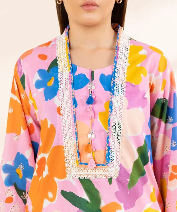 3 Piece - Embroidered Lawn Suit