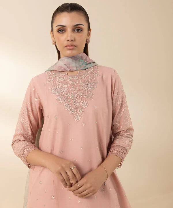 3 Piece - Embroidered Lawn Suit