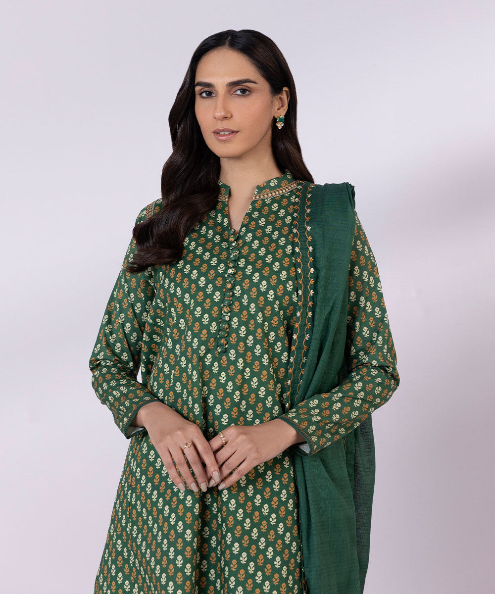3 Piece - Embroidered Lawn Suit