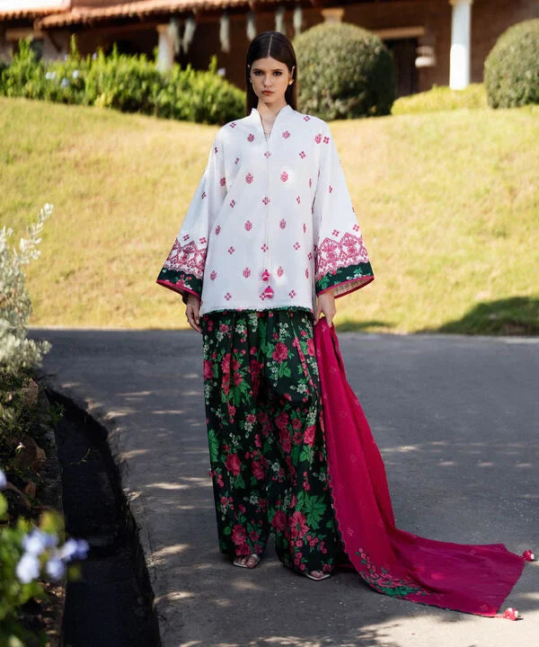 3 Piece - Embroidered Lawn Suit