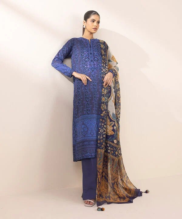 3 Piece - Embroidered Lawn Suit
