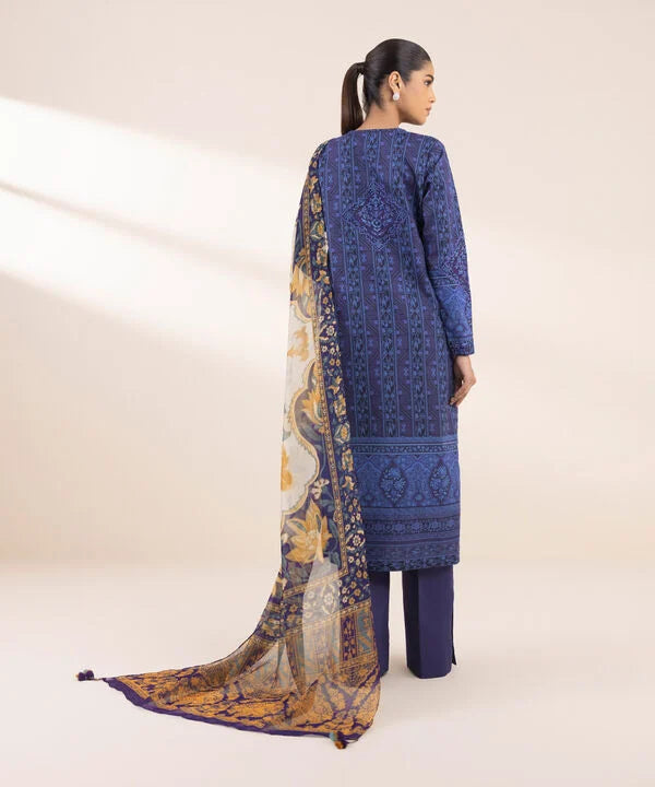 3 Piece - Embroidered Lawn Suit