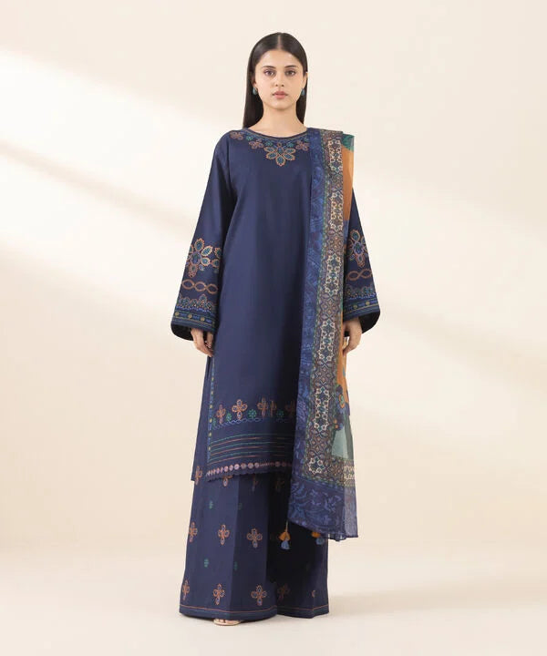 3 Piece - Embroidered Lawn Suit