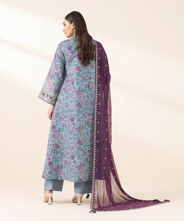 3 Piece - Embroidered Lawn Suit