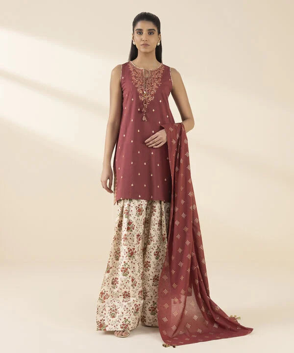 3 Piece - Embroidered Lawn Suit