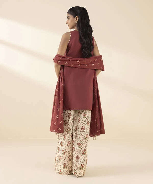 3 Piece - Embroidered Lawn Suit