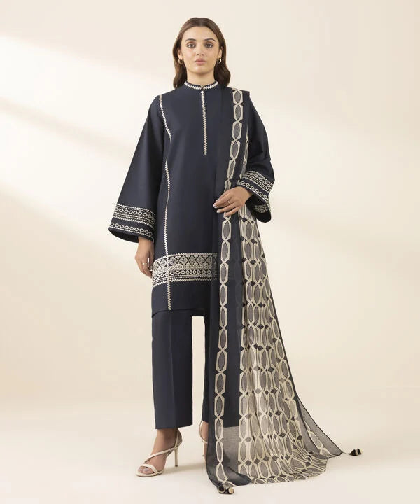 3 Piece - Embroidered Lawn Suit