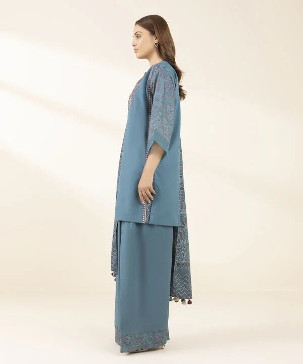 3 Piece - Embroidered Lawn Suit