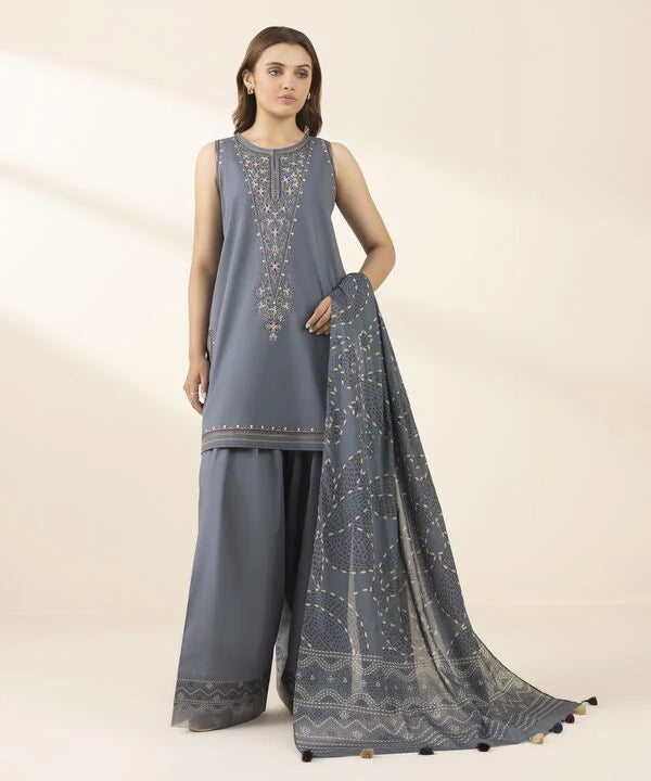 2 Piece - Embroidered Lawn Suit