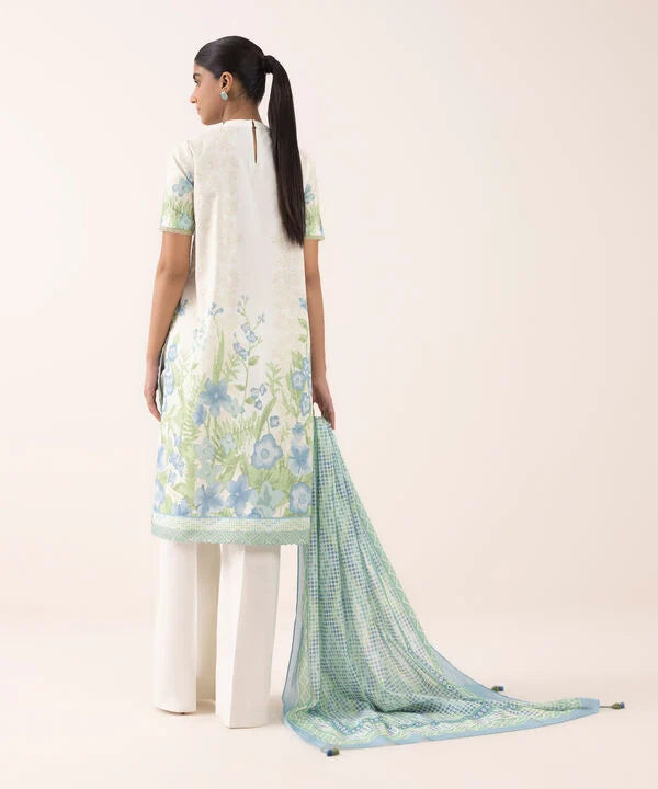 3 Piece - Embroidered Lawn Suit