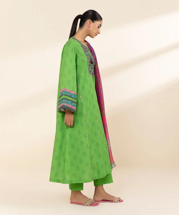 3 Piece - Embroidered Lawn Suit