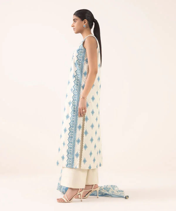 3 Piece - Embroidered Lawn Suit