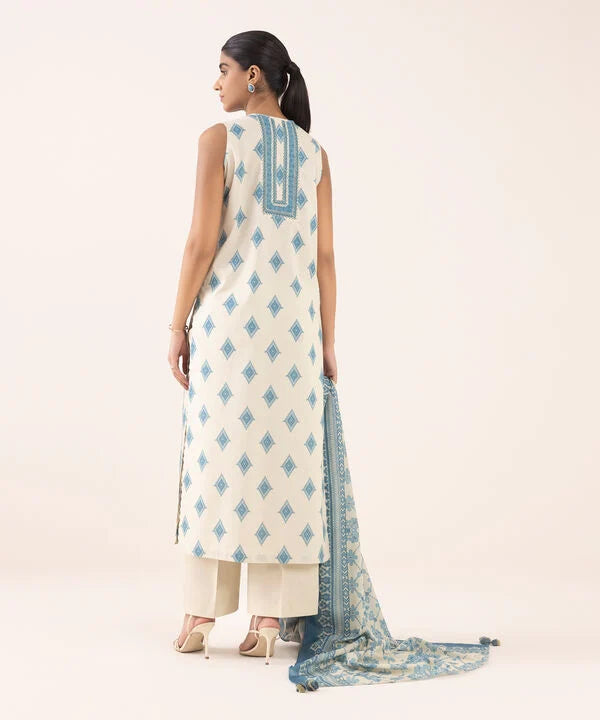 3 Piece - Embroidered Lawn Suit