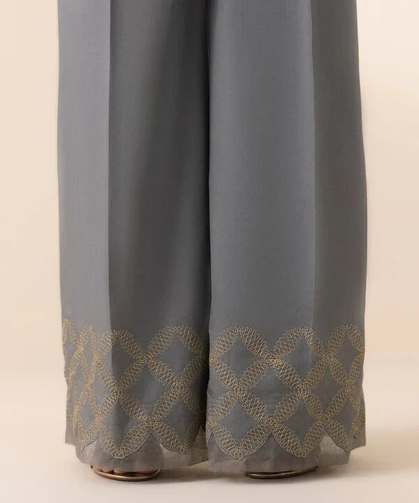 3 Piece - Embroidered Jacquard Suit