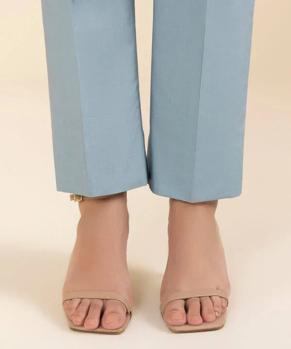 3 Piece - Embroidered Cotton Suit