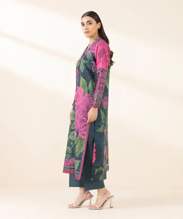 3 Piece - Embroidered Lawn Suit