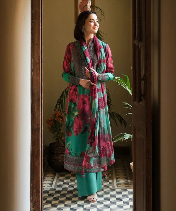 3 Piece - Embroidered Lawn Suit