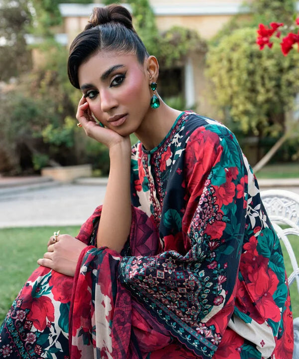 3 Piece - Embroidered Lawn Suit