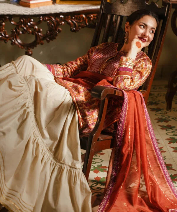 3 Piece - Embroidered Lawn Suit