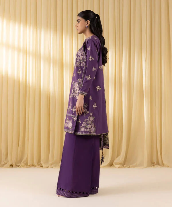 3 Piece - Embroidered Lawn Suit