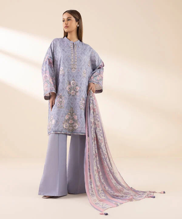 3 Piece - Embroidered Lawn Suit