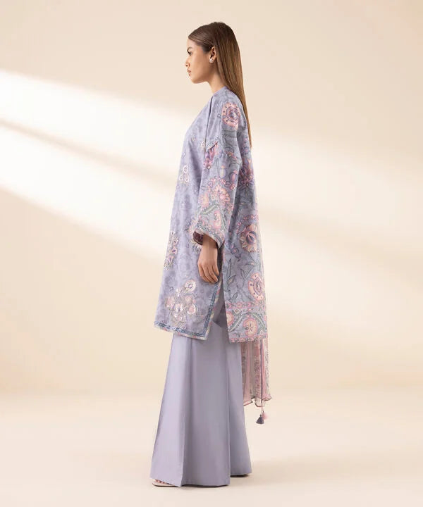 3 Piece - Embroidered Lawn Suit