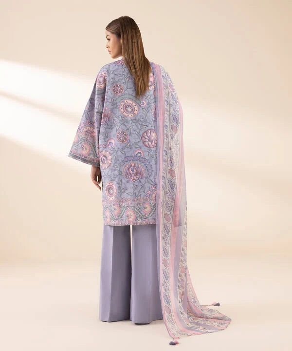 3 Piece - Embroidered Lawn Suit