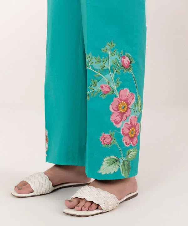 Cambric Straight Pants