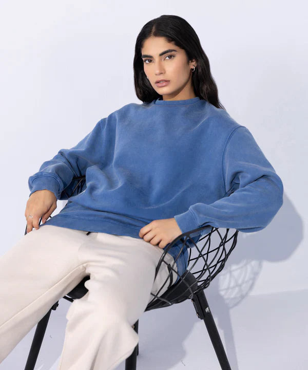 Unisex Acid Washed Sweatshirt