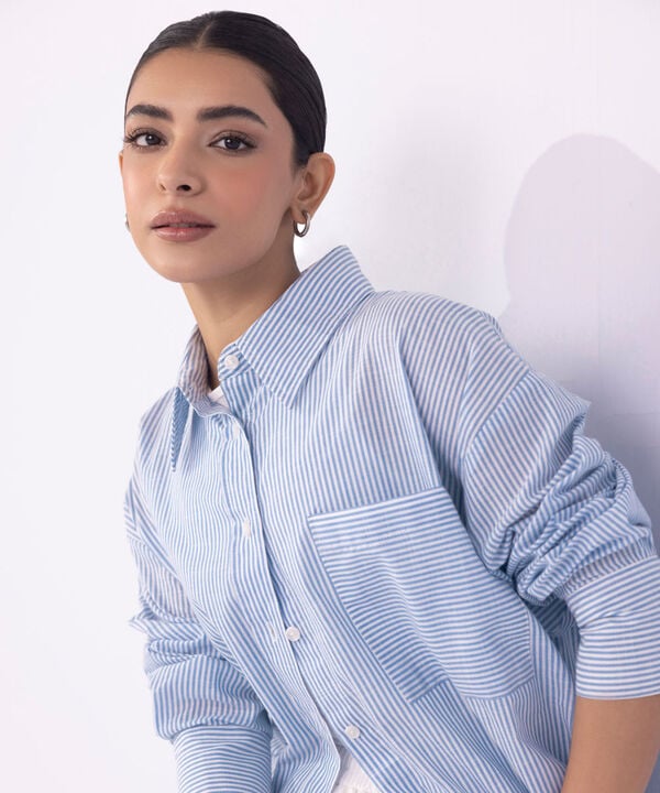 Loose-Fit Cotton Shirt